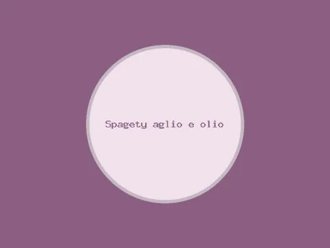 Ilustrační obrázek: Špagety aglio e olio