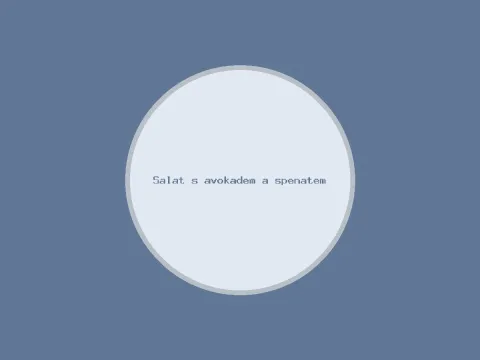 Ilustrační obrázek: Salát s avokádem a špenátem
